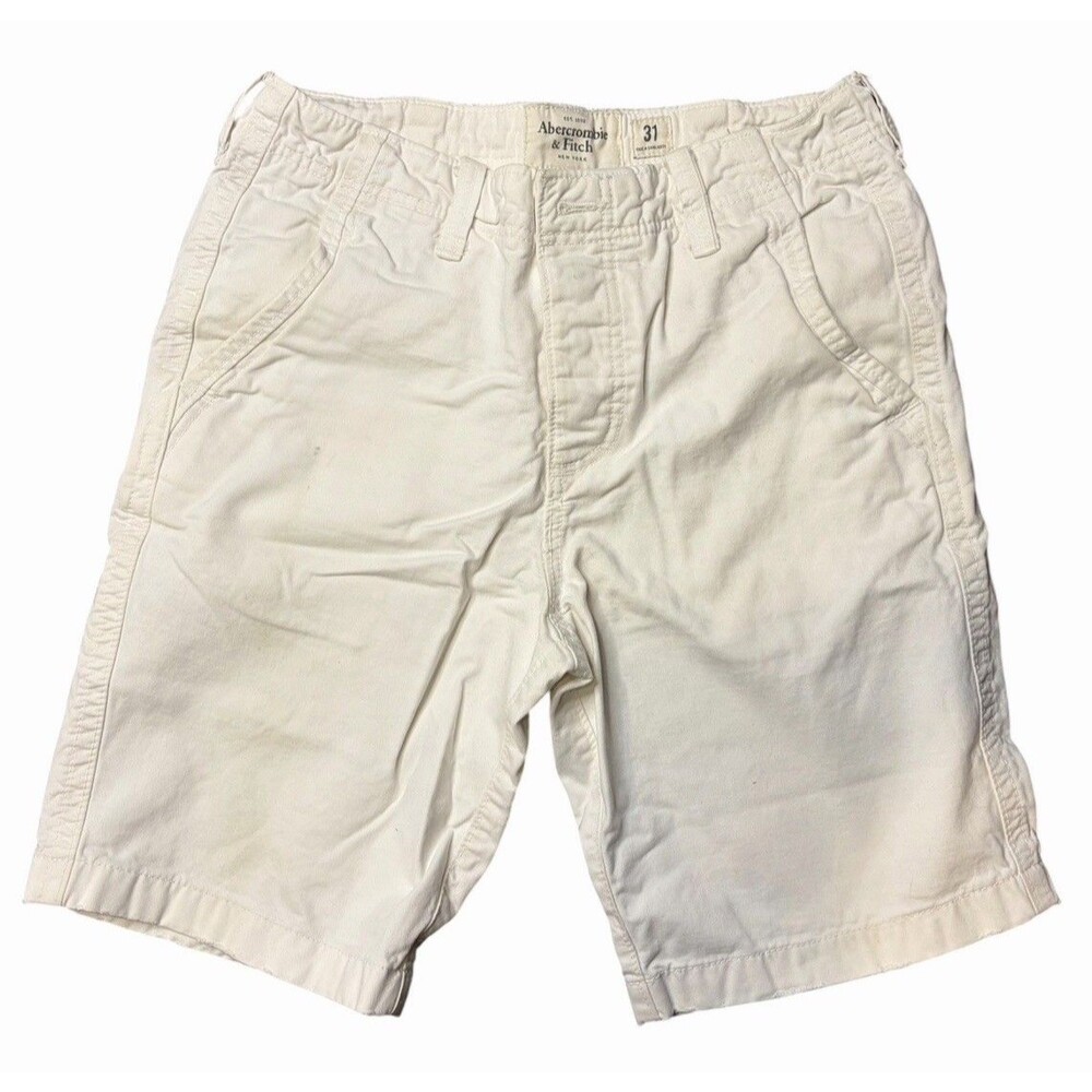 Vintage Abercrombie & Fitch Shorts - White - Size 31